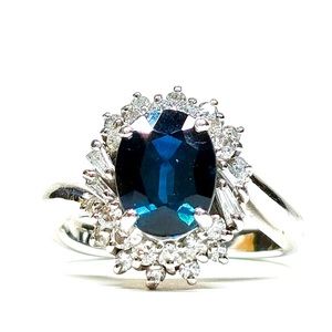 Jewelry Ring   Sapphire 1.77ct Platinum 1309987